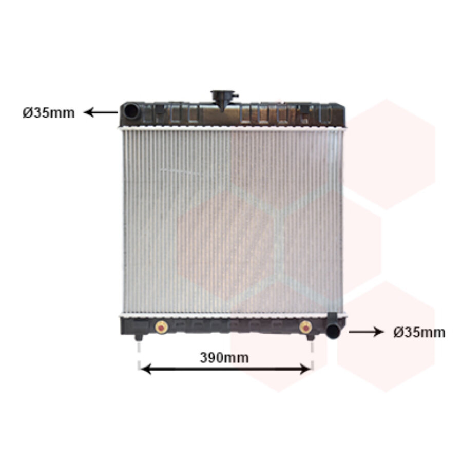 Koelradiator van wezel