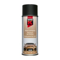  1 bombe de peinture pour voiture - Noir mat - 400 ml.