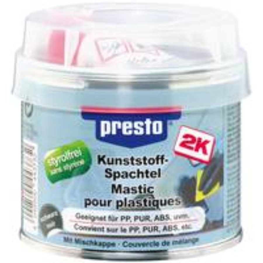 Mastic aluminium avec durcisseur PRESTO 1 kg - Auto5