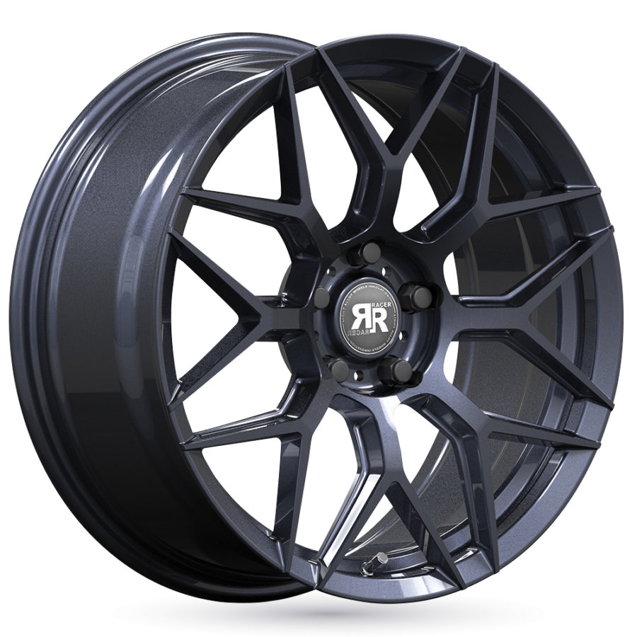 Aluminium velg racer cobra 7x16 4x108 et25 grijs