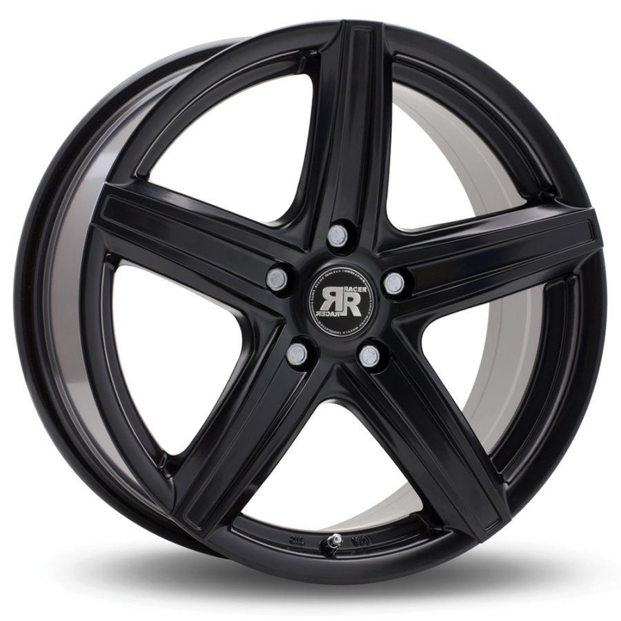 Aluminium velg racer ice 8x18 5x112 et30 matzwart