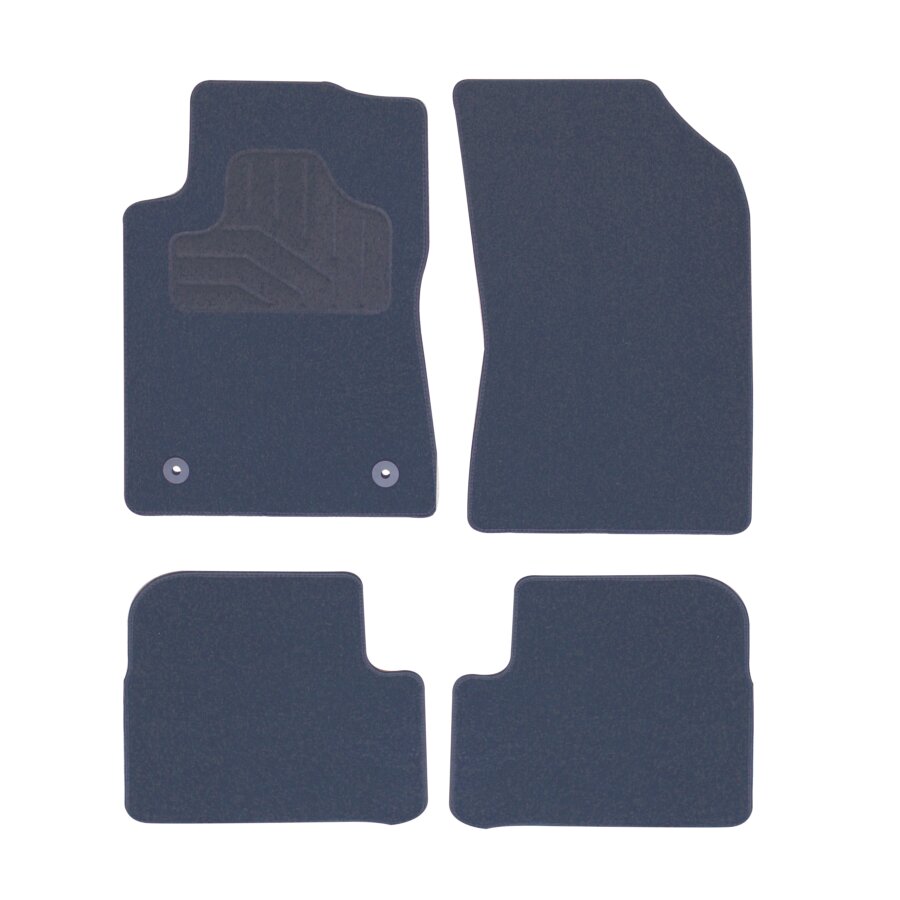 Lot de 4 tapis sur mesure tapis 550 noir norauto
