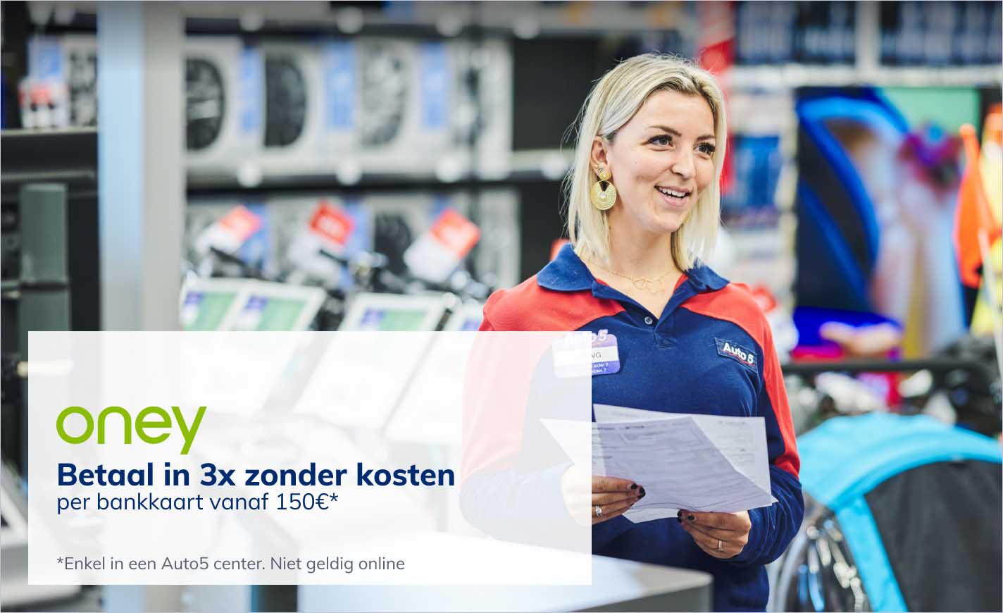 Betalen in meerdere keren met Oney - Auto5